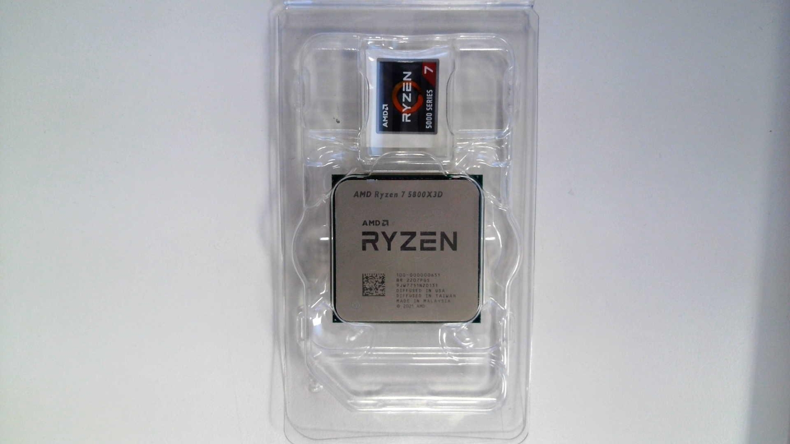 AMD Ryzen 7 5800X3D ジャンク AMD Ryzen 7 5800X3D 8-core, 16-Thread Desktop Processor