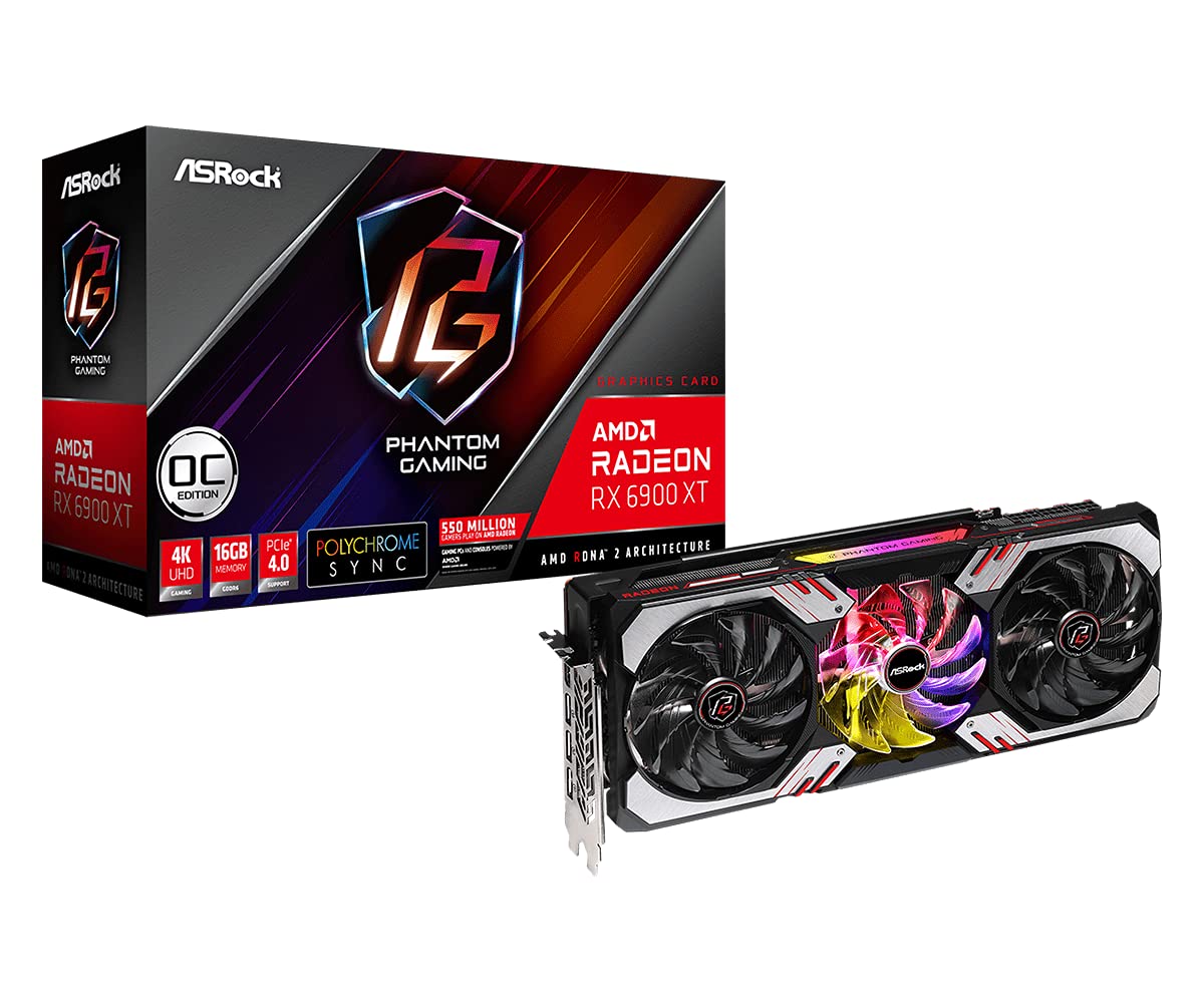 ASRock AMD Radeon RX 6900 XT GDDR6 16GB PGD OC Graphics Card