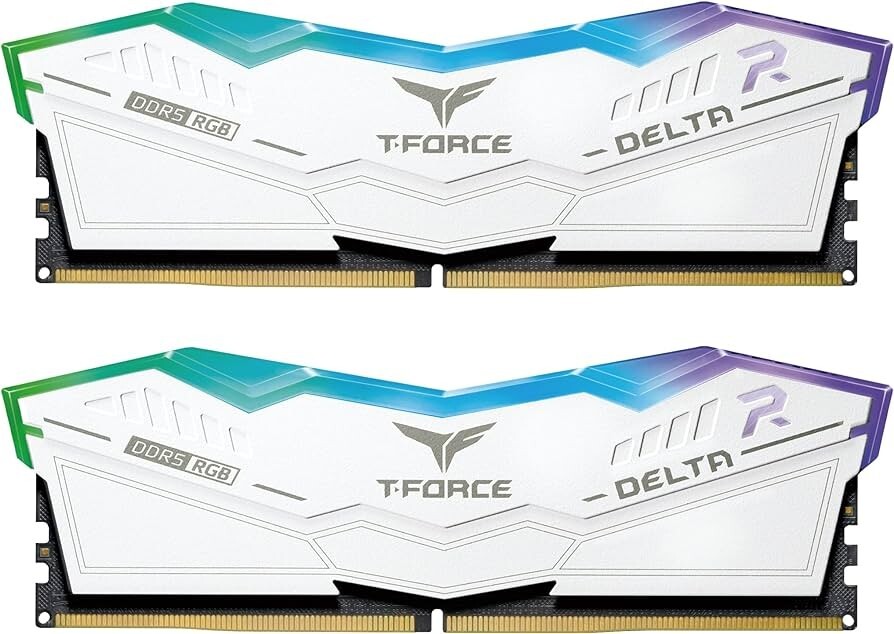 T-FORCE DELTA WHITE 32GB (16GBx2) 5600MHZ DDR5 RAM