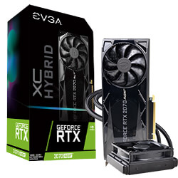 EVGA GeForce RTX 2070 SUPER 8GB XC HYBRID GAMING WATERCOOLED (08G