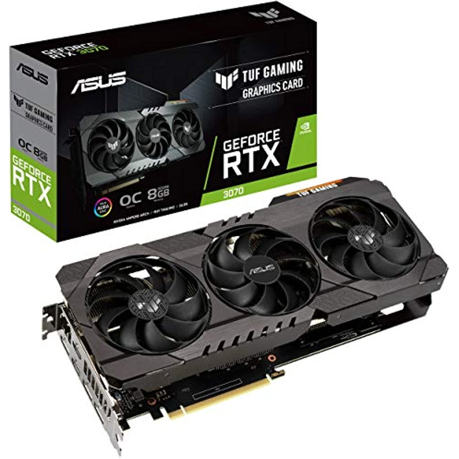 【ジャンク】TUF-RTX3070-O8G-GAMING ASUS TUF NVIDIA GeForce RTX 3070 8GB GDDR6 OC(TUF-RTX3070-O8G