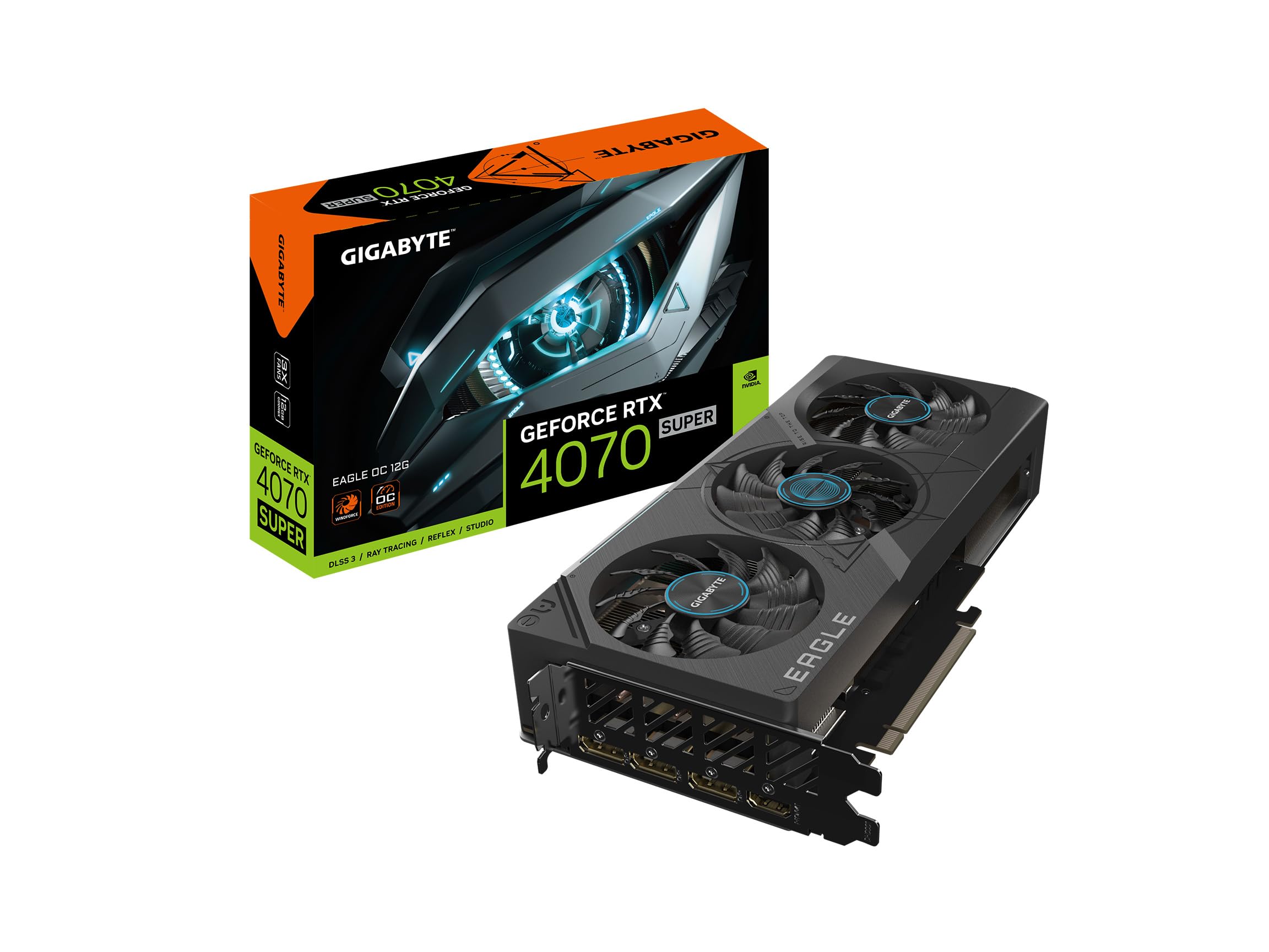 GIGABYTE RTX 4070 Super Eagle OC 12GB 3X Graphics Card GV