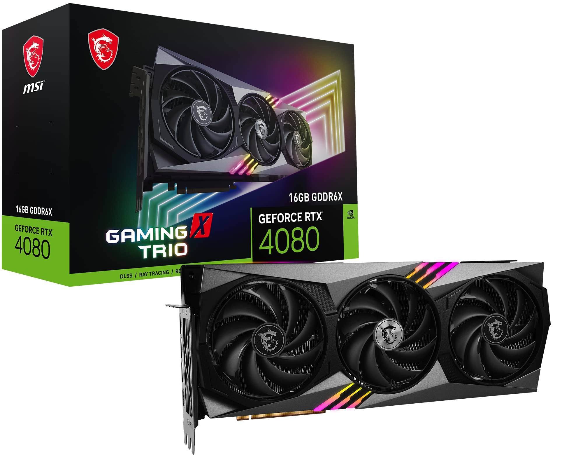 MSI Gaming GeForce RTX 4080 16GB GDRR6X Tri-Frozr 3 Gaming X Trio