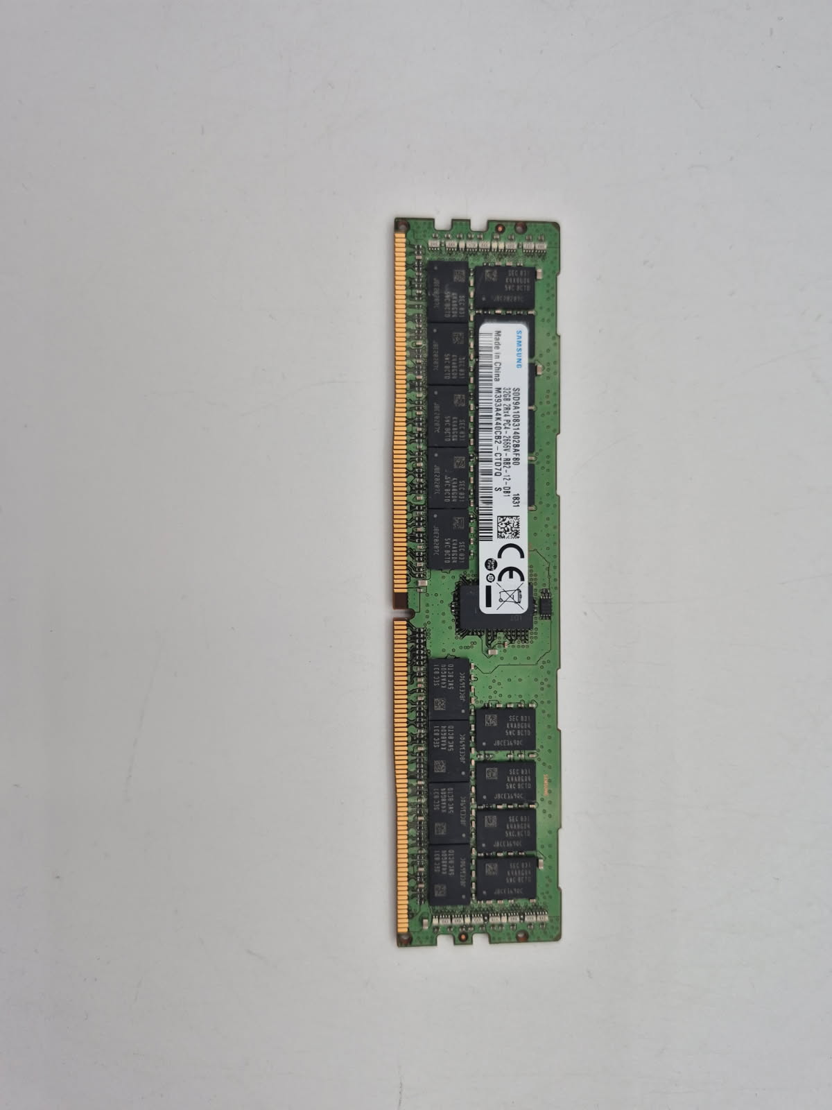 Samsung 32GB DDR4 2666V Reg ECC Server Ram 2RX4 Memory