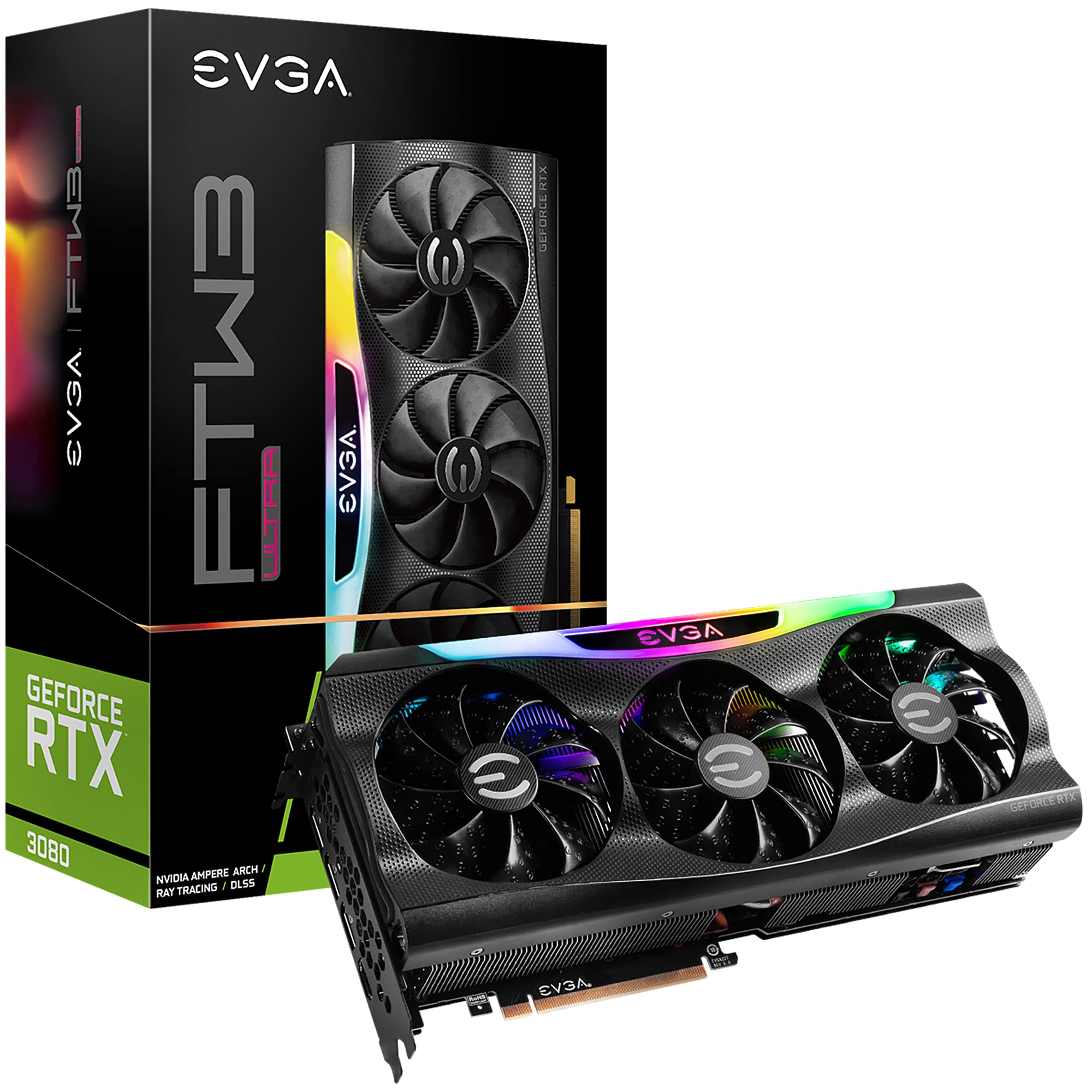 EVGA GeForce RTX 3080 FTW3 10GB GDDR6X iCX3 (10G-P5-3897-KL) | eBay
