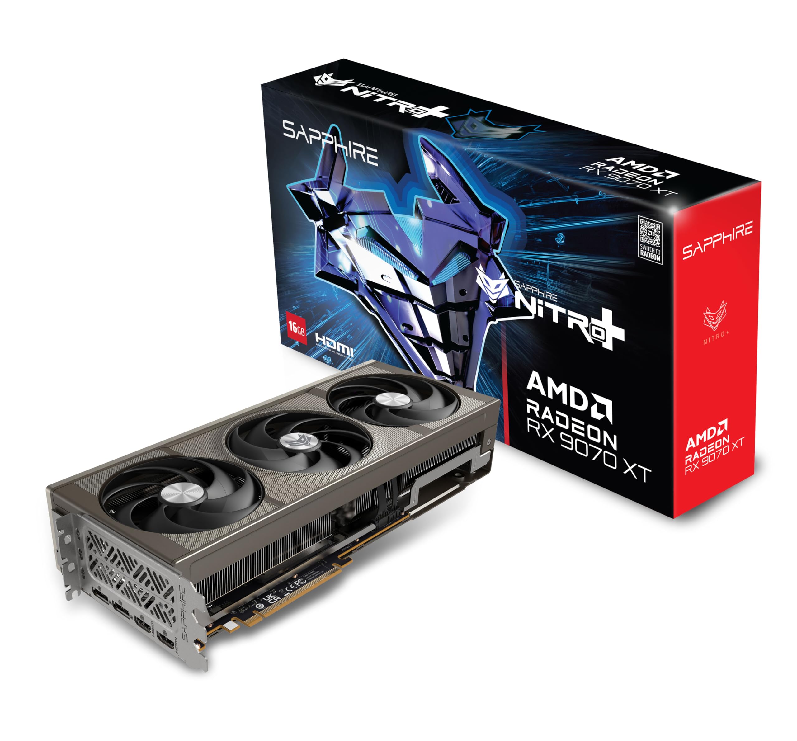 SAPPHIRE NITRO+ Radeon RX 9070 XT 1ヶ月使用 Sapphire Nitro+ AMD Radeon RX 9070 XT Gaming OC 16GB (11348-01-20G