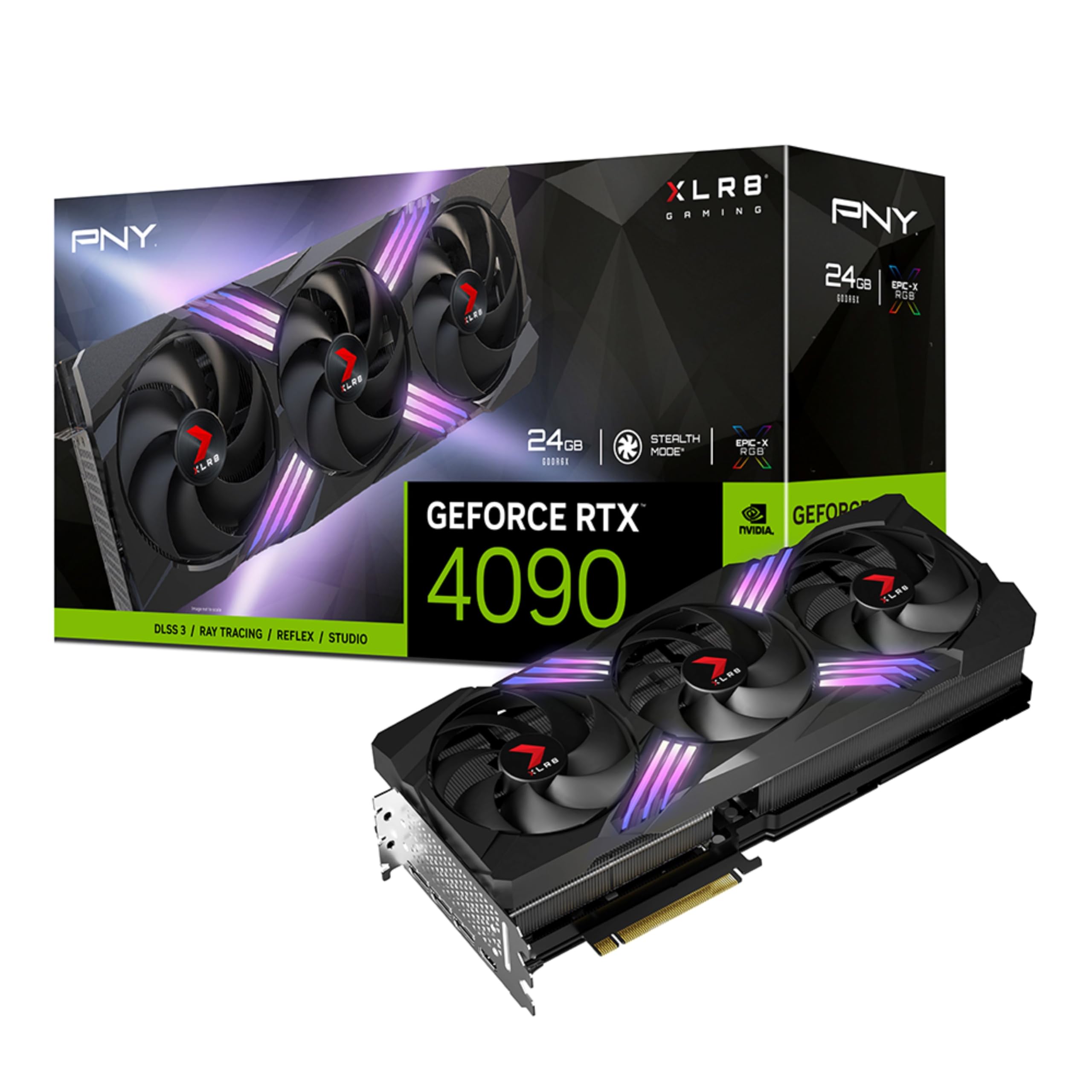PNY GeForce RTX 4090 24GB XLR8 Gaming Verto Epic-X RGB ARGB GDDR6X