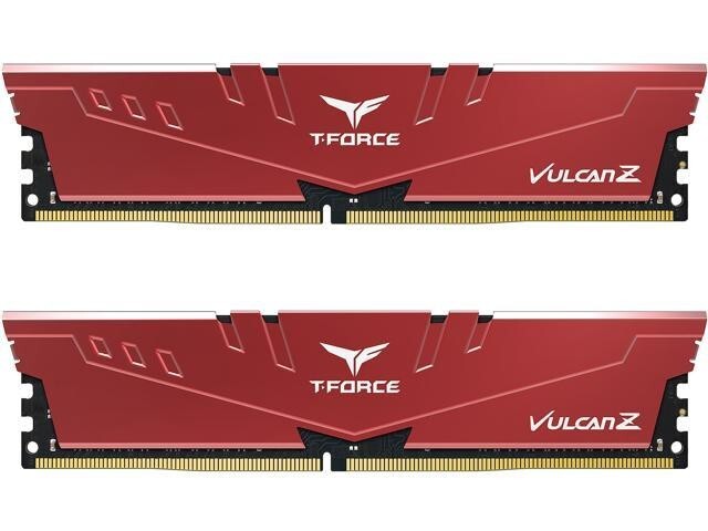 T-FORCE DDR4 3000MHz 8×2 16GB 【動作確認済】 T-Force Vulcan Z 16GB (2x8GB) DDR4 3000MHz RAM