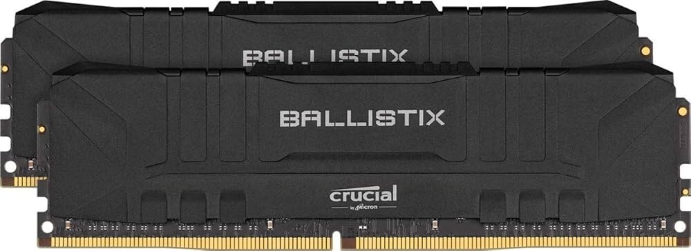 美品 Crucial Ballistix DDR4-3200 32GB メモリ Crucial Ballistix 64GB (2x32GB) DDR4 RAM 3200MHz (BL32G32C16U4B