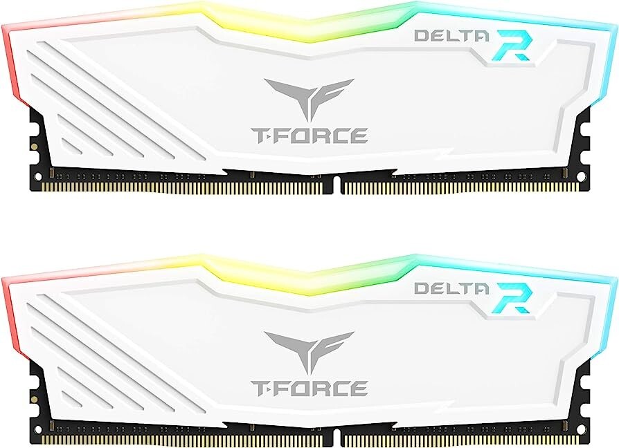 TFORCE DDR4 3600Mhz 16GB×2=32GBx2=64GB TEAMGROUP T-FORCE DELTA RGB 32GB (16GBx2) DDR4 3600MHz RAM