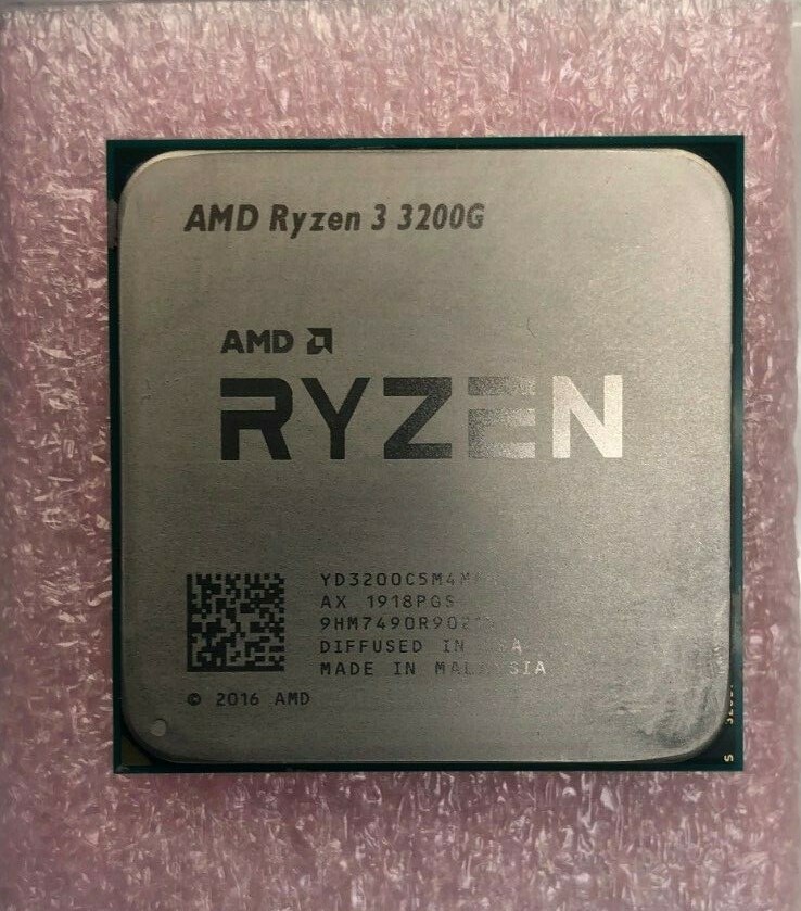 CPU AMD Ryzen 3 3200G BOX AMD Ryzen 3 3200G 4-Core 4.0 GHz AM4 Processor with Radeon Vega 8