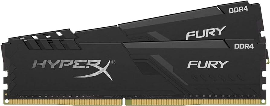 メモリー Kingston FURY HYPERX DDR4-2666MHz 64GB Kingsston HyperX Fury 16GB (8GBx2) DDR4 2666MHz RAM (HX426C16FB3K2