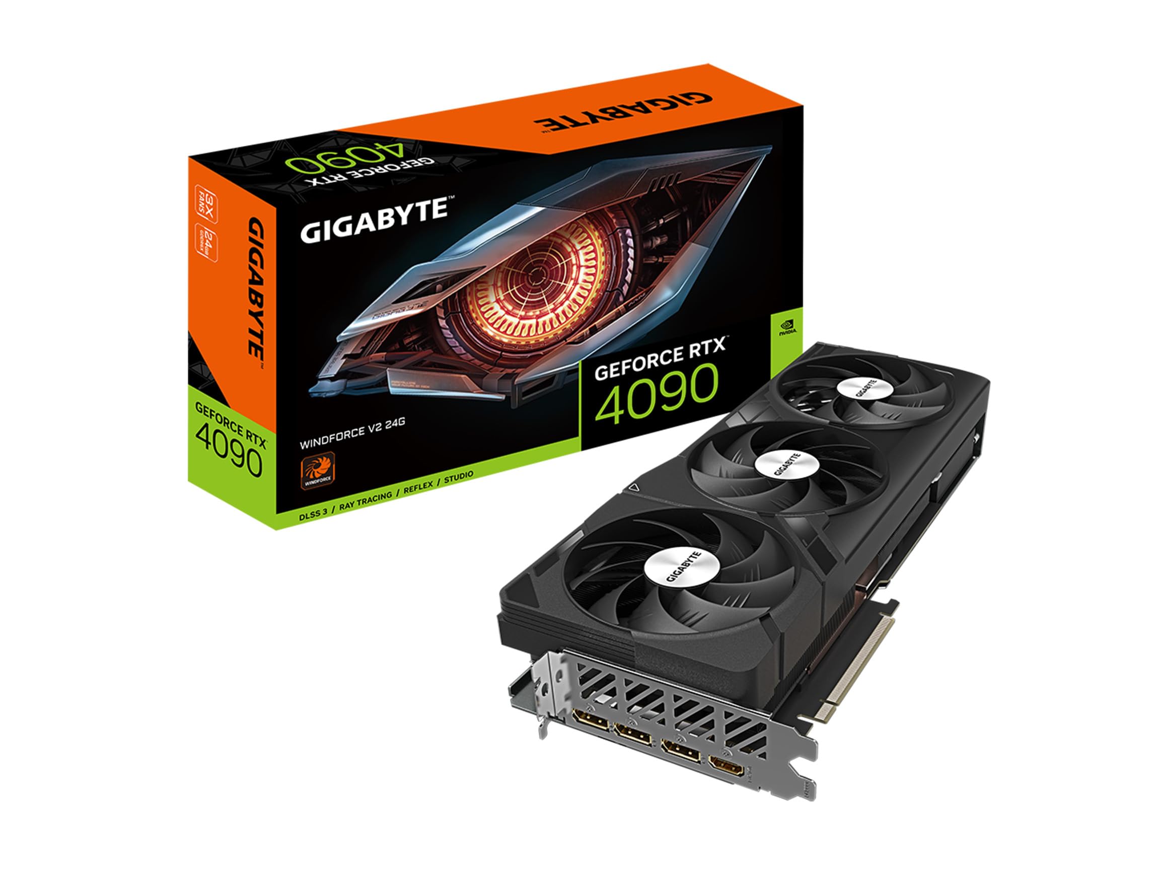 GIGABYTE GeForce RTX 4090 WINDFORCE V2 24GB 3X Graphics Card GV