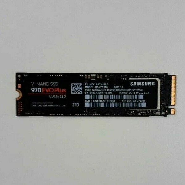Samsung 970 EVO Plus 2TB NVMe M.2 V-NAND SSD Model: MZ-V7S2T0 | eBay