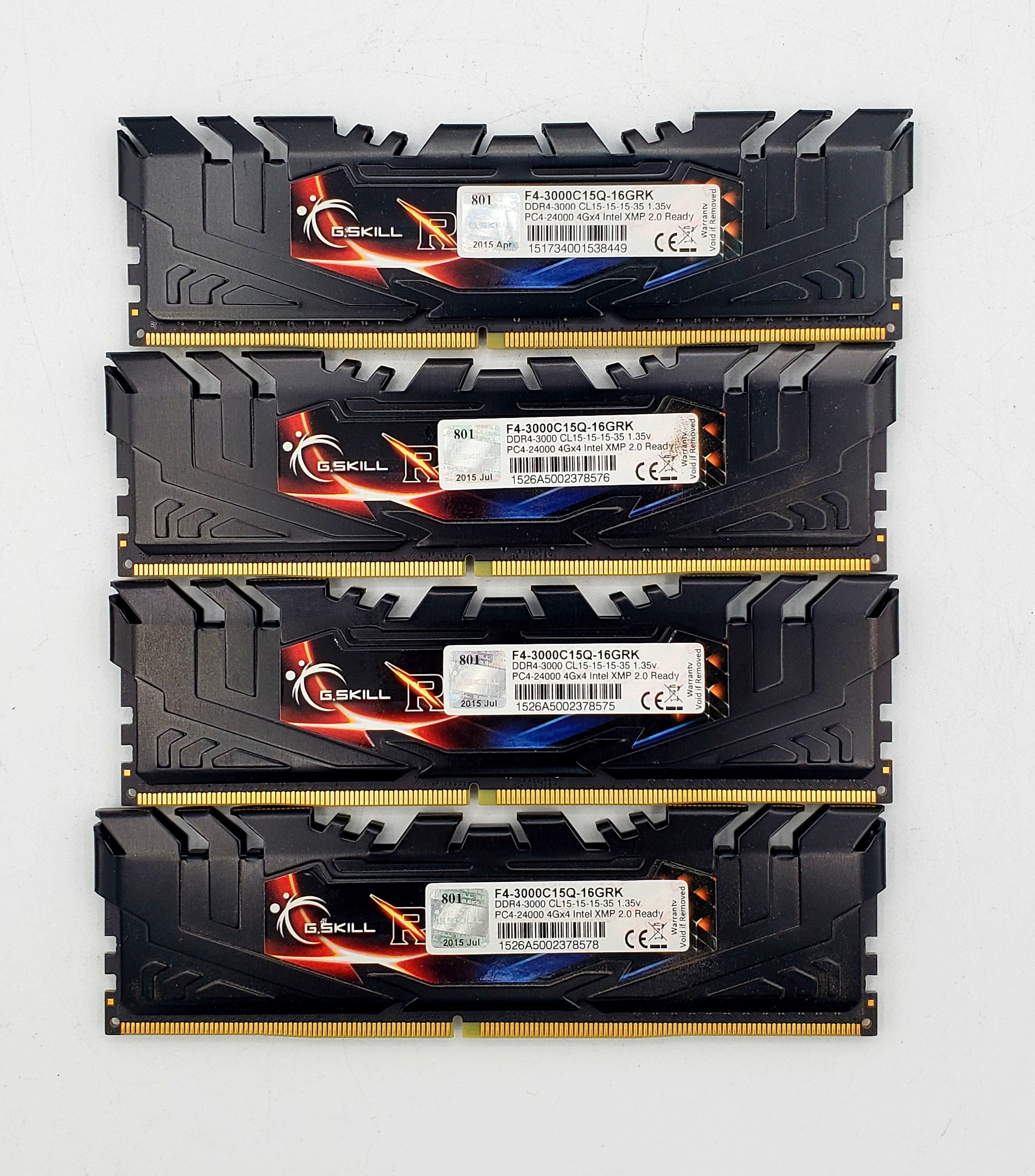 G.Skill Ripjaws 4 Series 16GB (4x4GB) (F4-3000C15Q-16GRK) | eBay