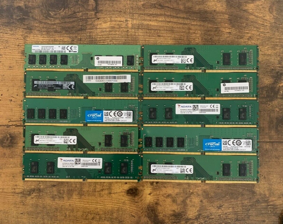 Samsung デスクトップPC用メモリ 4GB 10枚セット DDR4 BULK LOT OF 10] 4GB DDR4 Desktop RAM SAMSUNG, HYNIX etc. | eBay