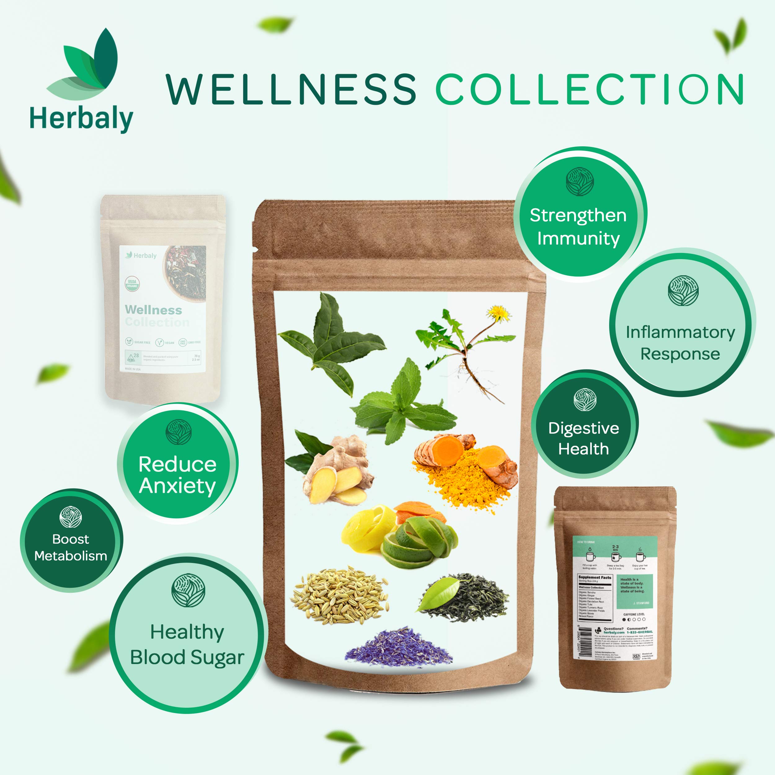 Herbaly Wellness Collection Herbaly Tea eBay