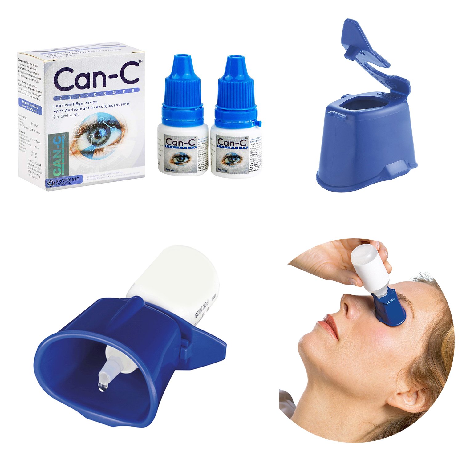 CanC Eye Drops 2 x 5ml Vials with Eye Drop Guide Bundle 601201200628 eBay