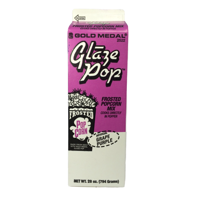 1 Carton Gold Medal 2522 Grape Glaze Pop-Popcorn Flavoring 28 Oz ...