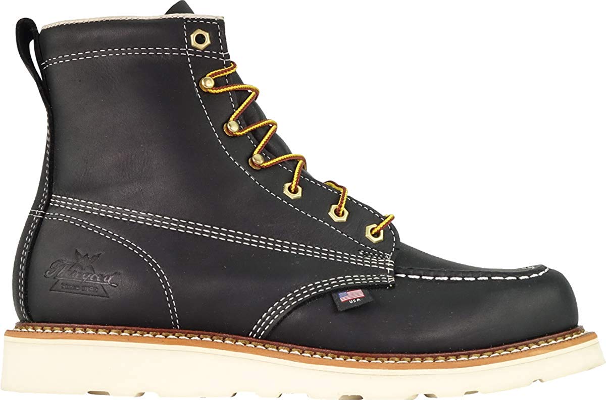 thorogood steel toe moc toe