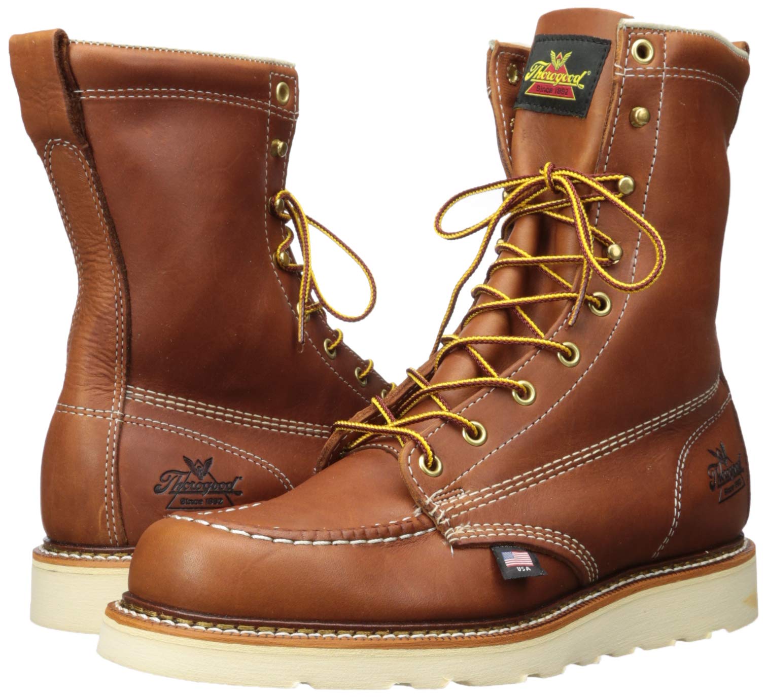 thorogood boots moc toe black