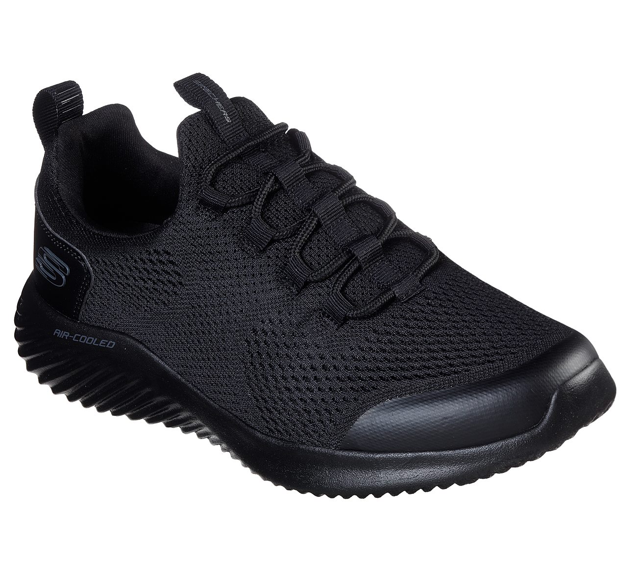 Skechers 52513-BBK: Men's Bounder-Stokley Black Running Shoe | eBay