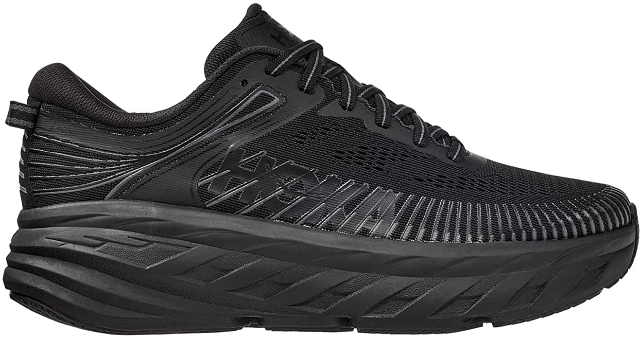 HOKA ONE ONE 1110519-BBLC: Women's Bondi 7 Mesh Black Trainers | eBay