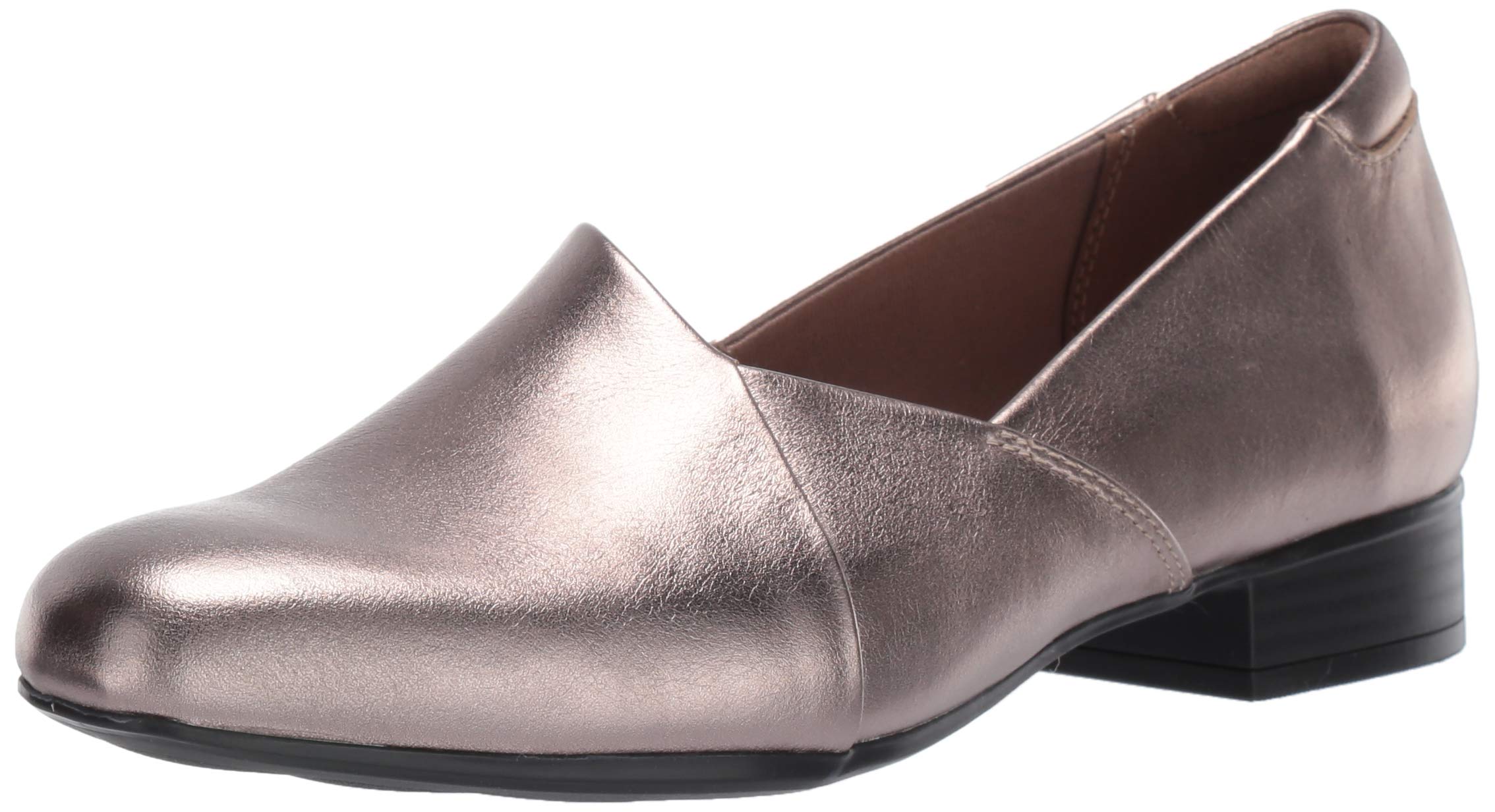 clarks pewter loafers
