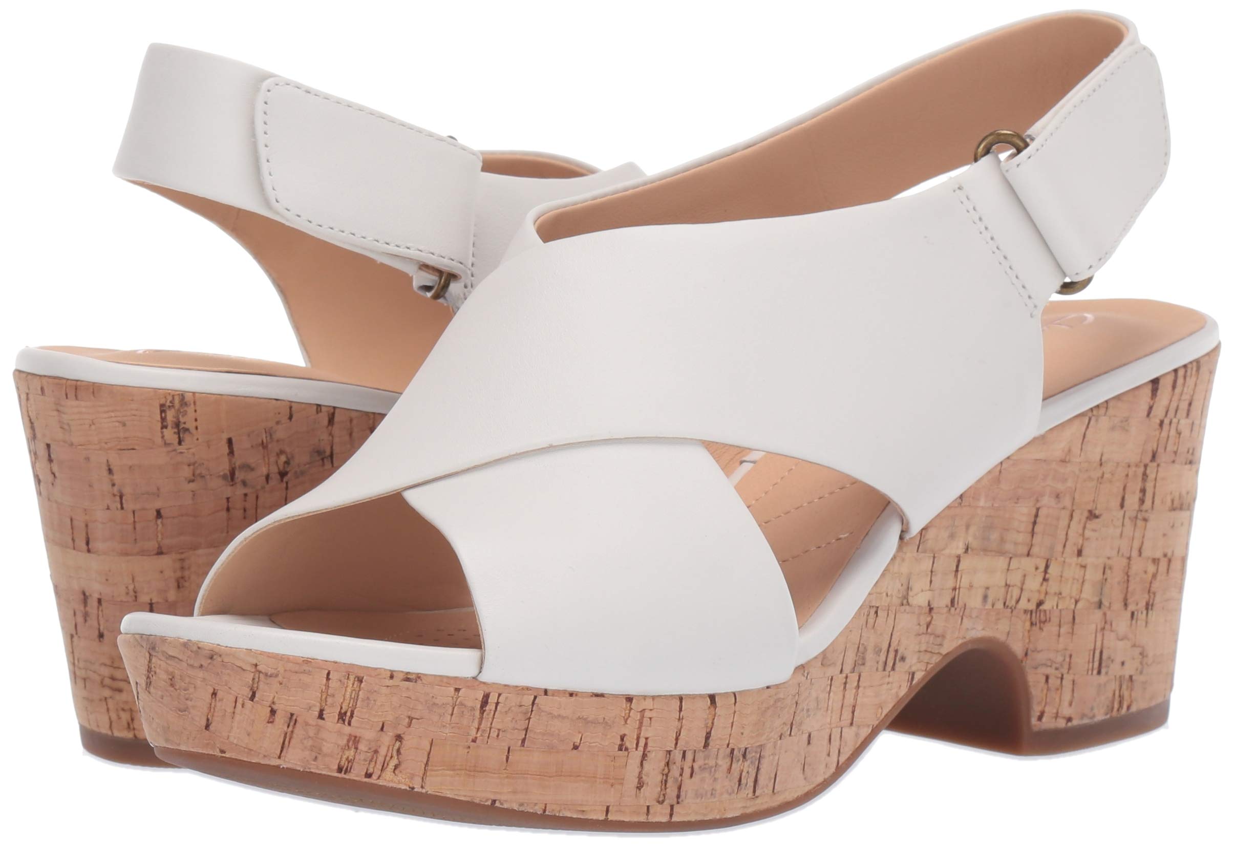 Maritsa Lara White Platform Sandals | eBay