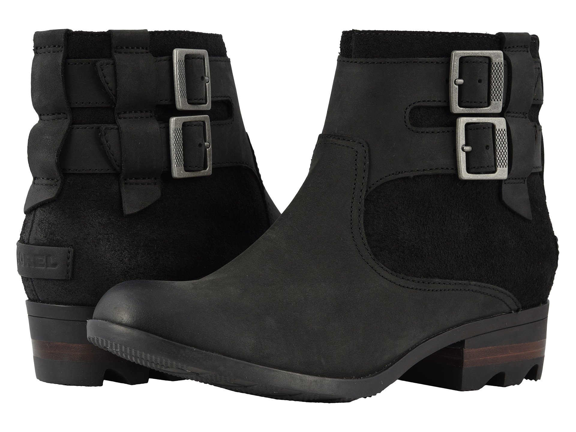 sorel out n about faux shearling collar boot