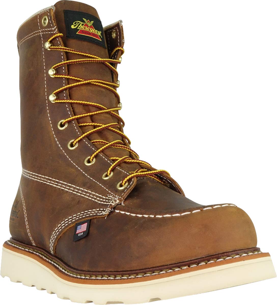 thorogood heritage safety toe 8 inch work boot