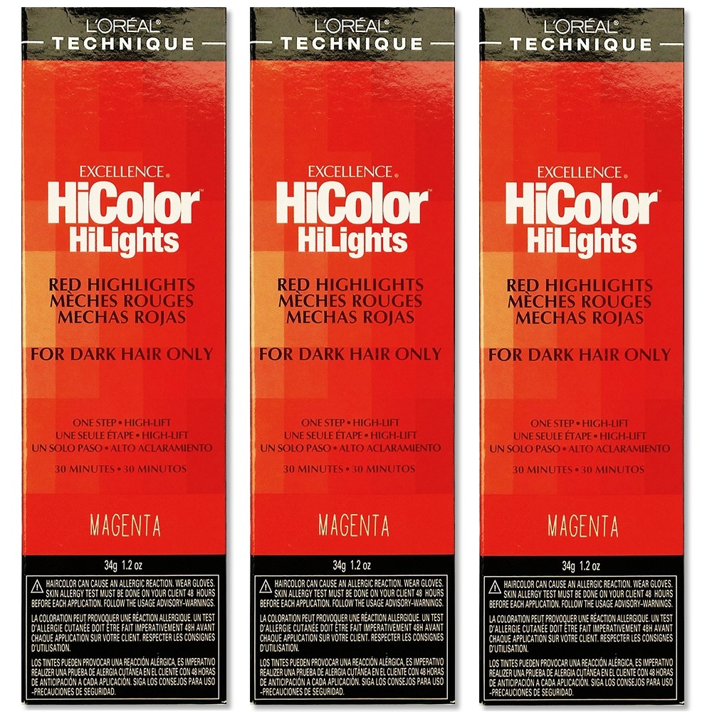 L Oreal Excellence Hicolor Hilights Magenta Permanent Tint Hc