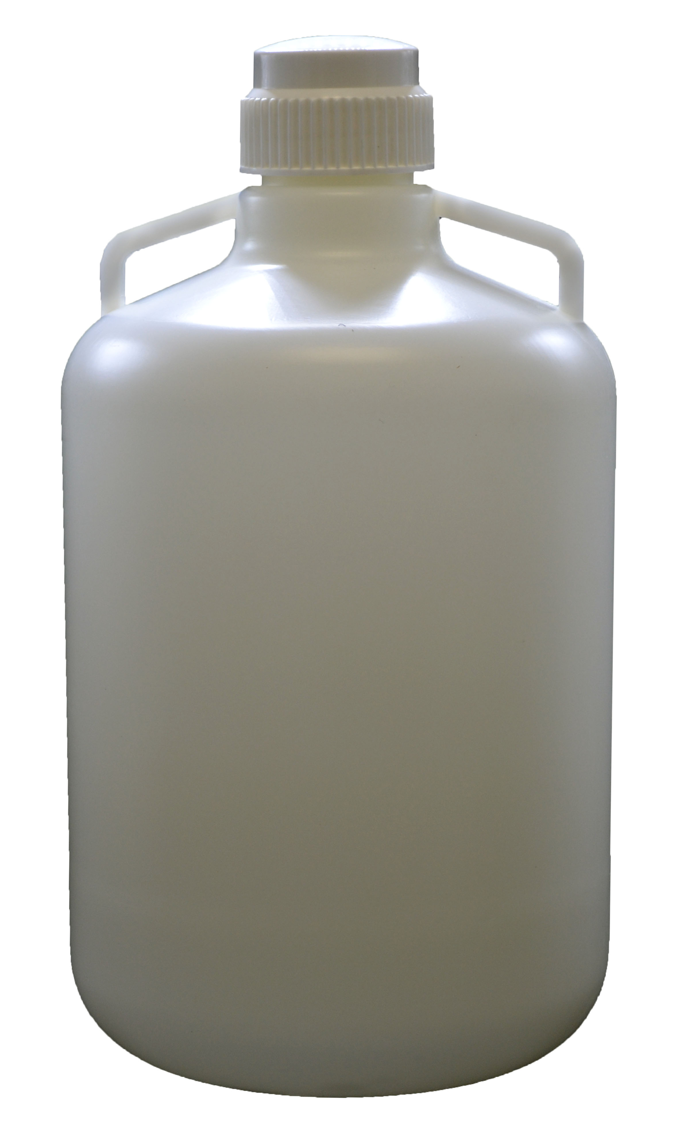 20 Liter (5.25 Gallon) Carboy Jug with Gasket Cap, White Premium