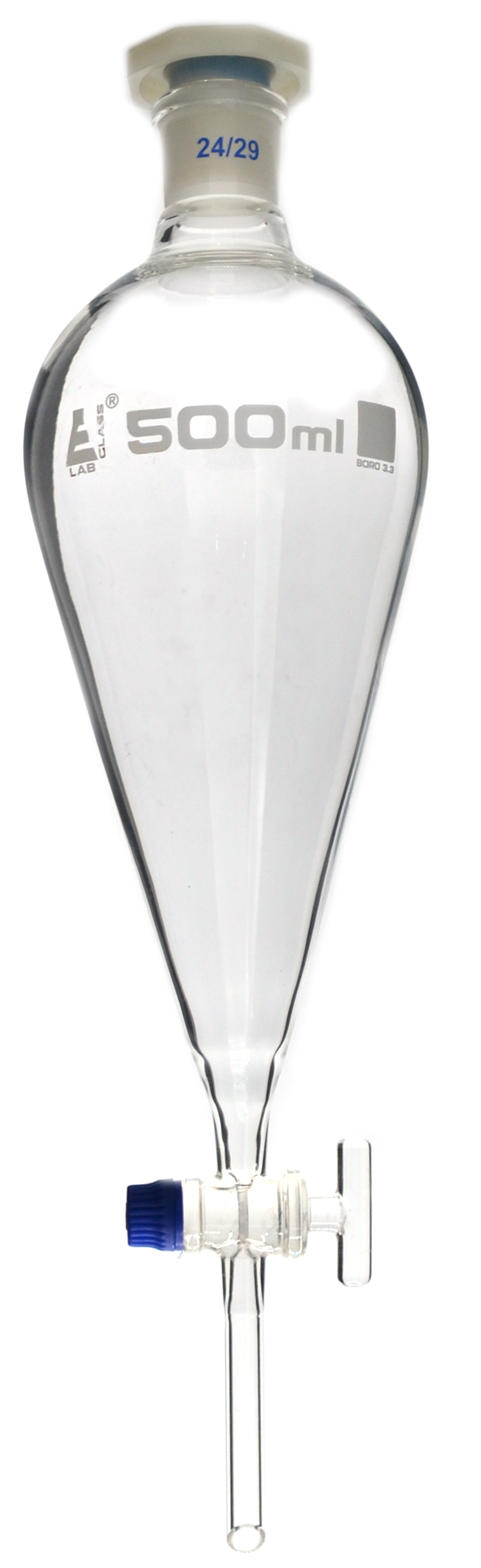 500ml Separatory Funnel, with Glass Stopcock and Stopper