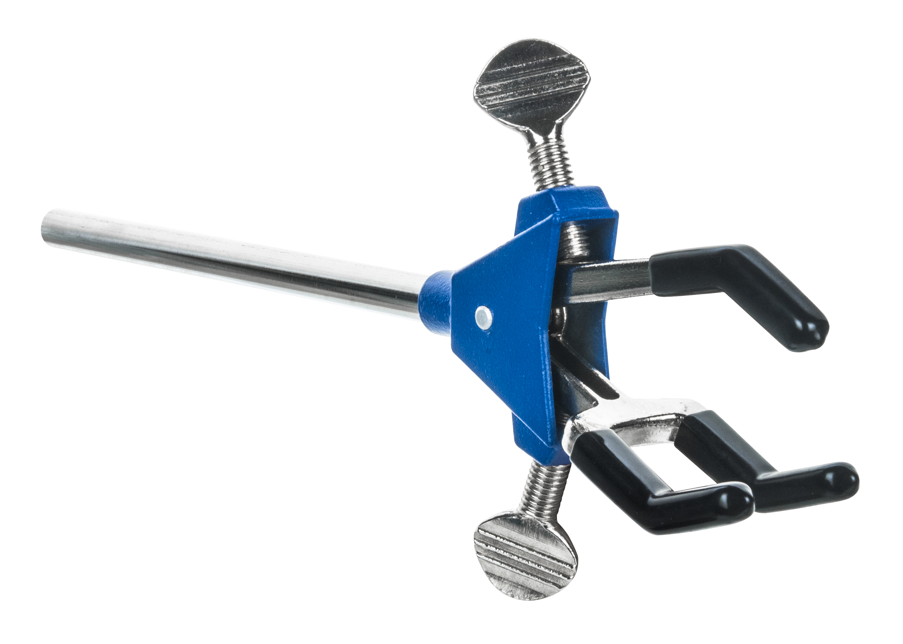 3 Prong Universal Clamp Dual Adjustable, Nonslip Coating on Jaws