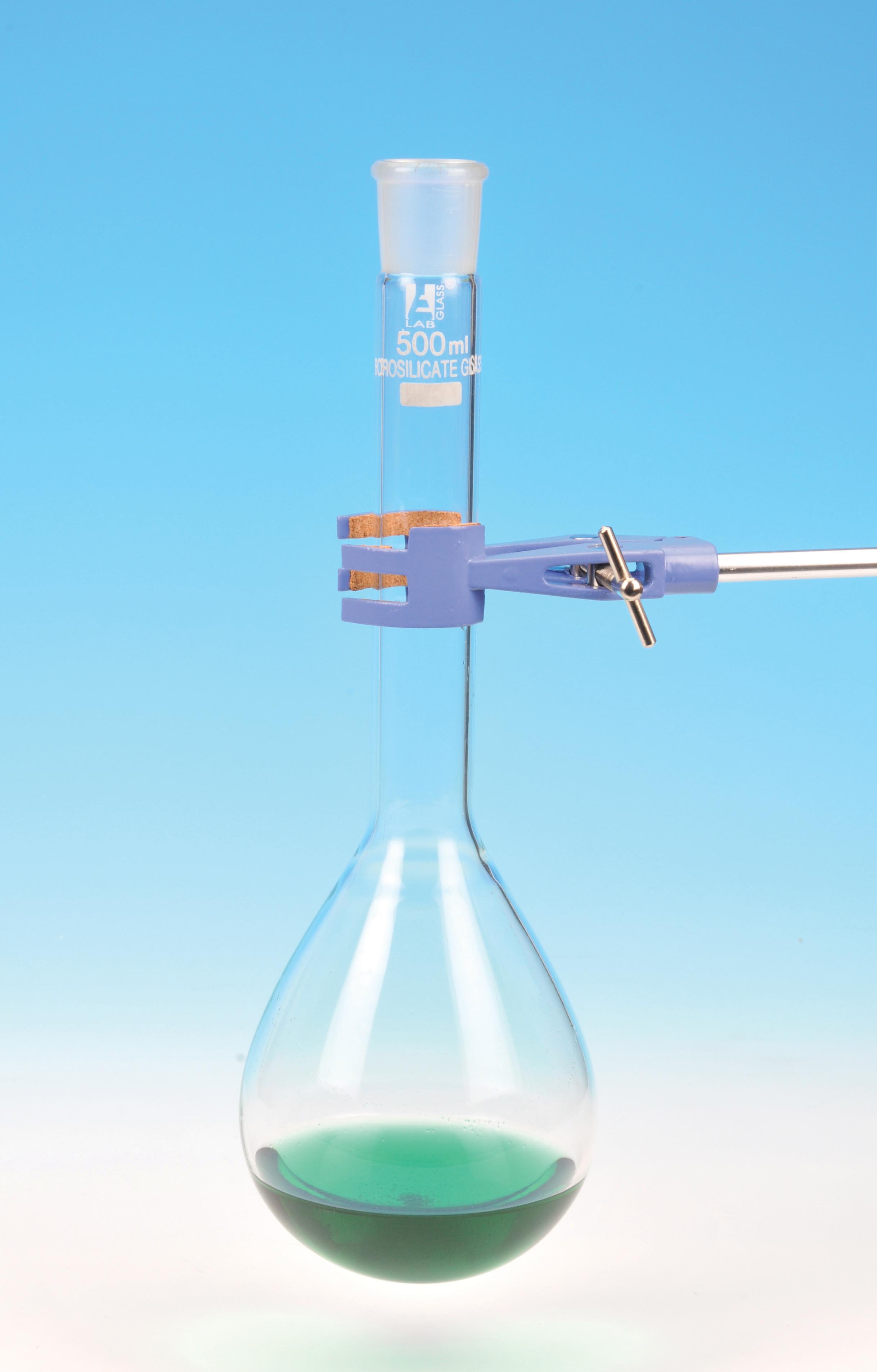 Kjeldahl Flask, 50ml, Long Neck, Round Bottom, Borosilicate Glass