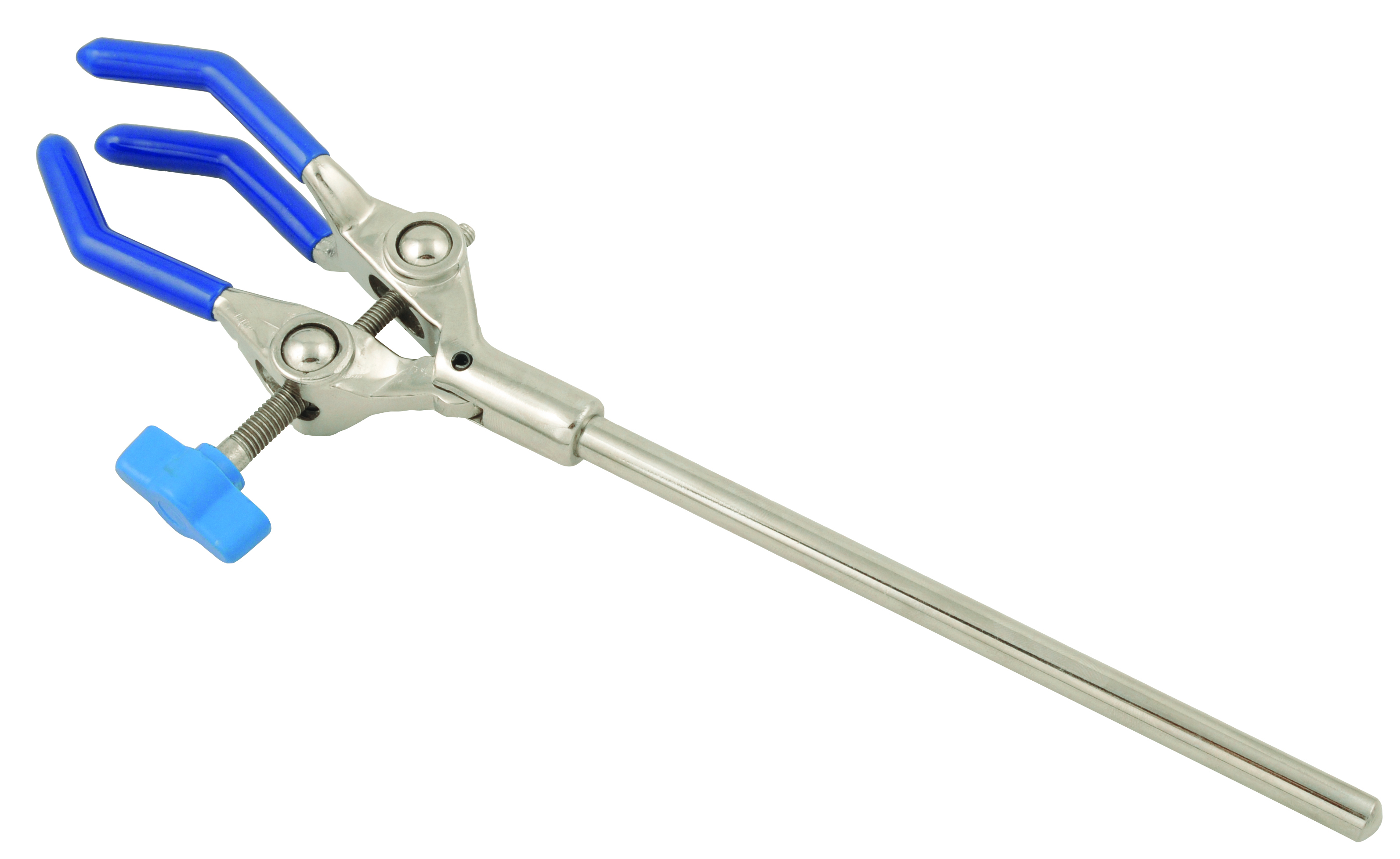 3 Prong Clamp PVC Coated Diecast Jaw 3.5" (90mm) Jaw Capacity Eisco Labs 849230027896 eBay