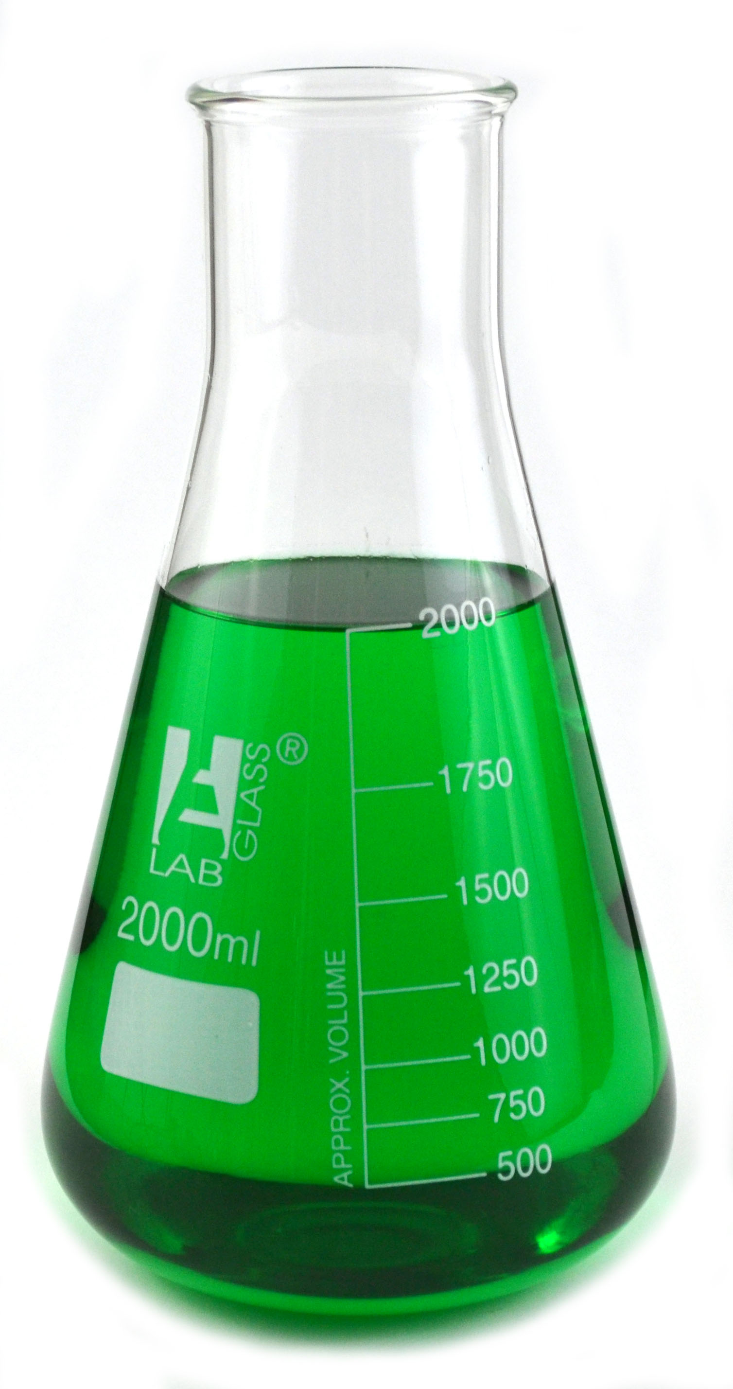 2000mL Conical Flask Wide Neck 3.3 Borosilicate Glass 250ml