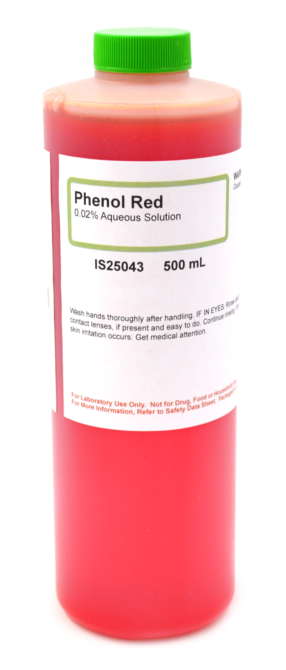 0.02 Aqueous Phenol Red Solution, 500mL The Curated Chemical