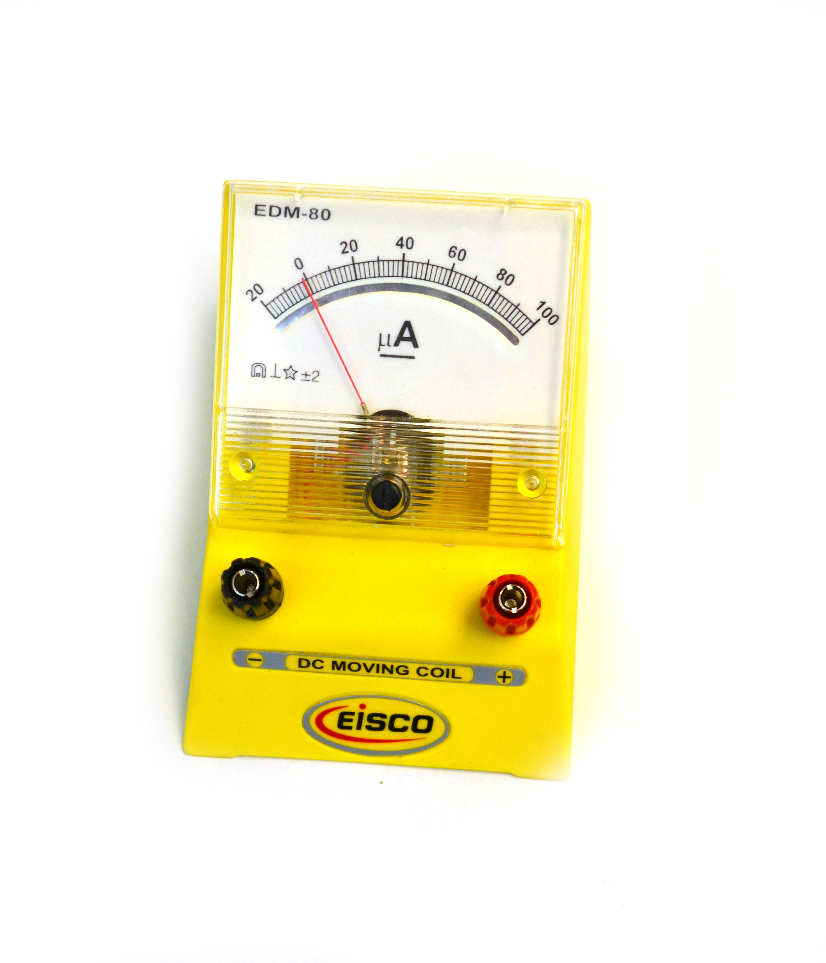 Analog Ammeter, DC Current Meter, 0 100 microamp, 2 microamp
