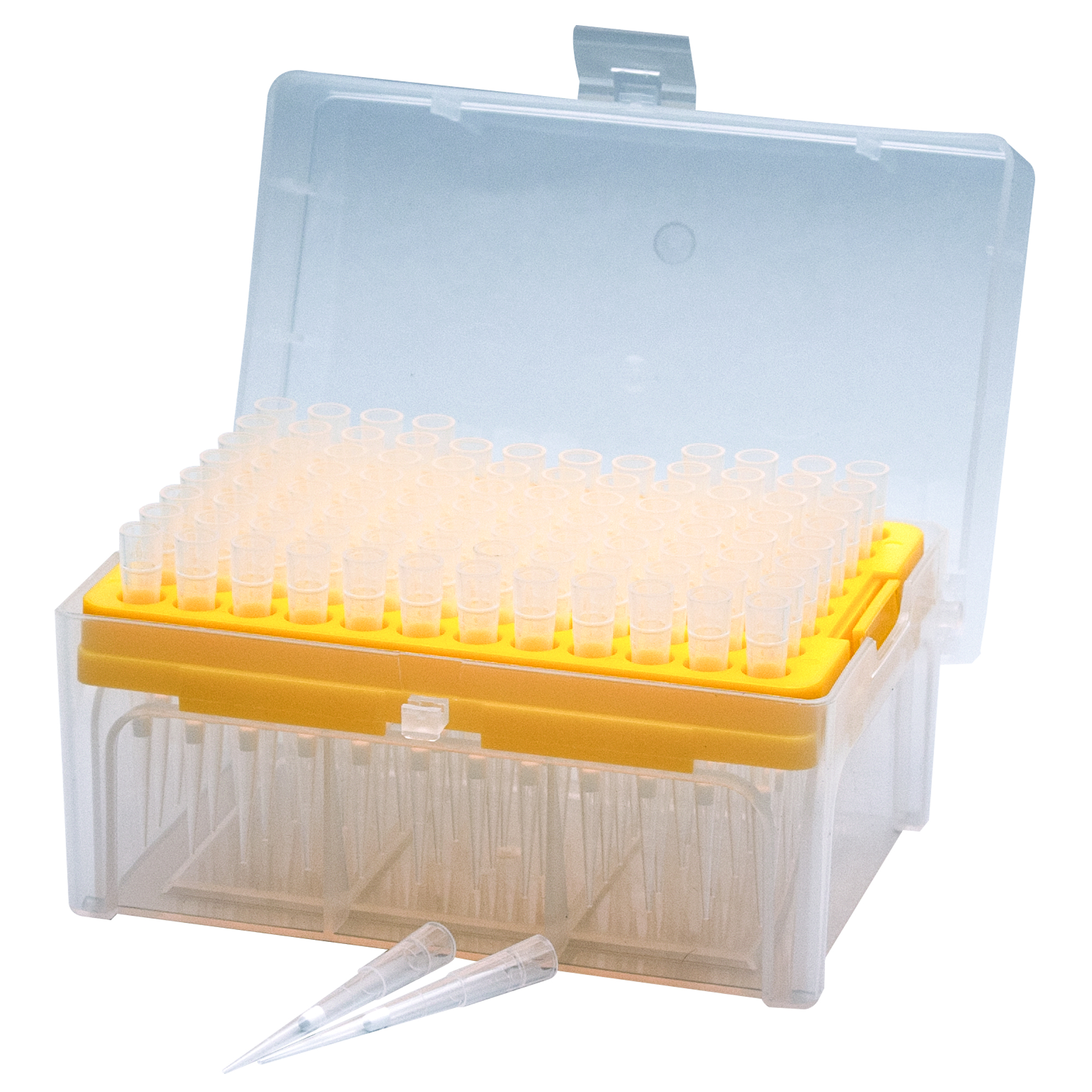 Racked Filter Tips, Graduated Sterile 200l Racked Pack of 96