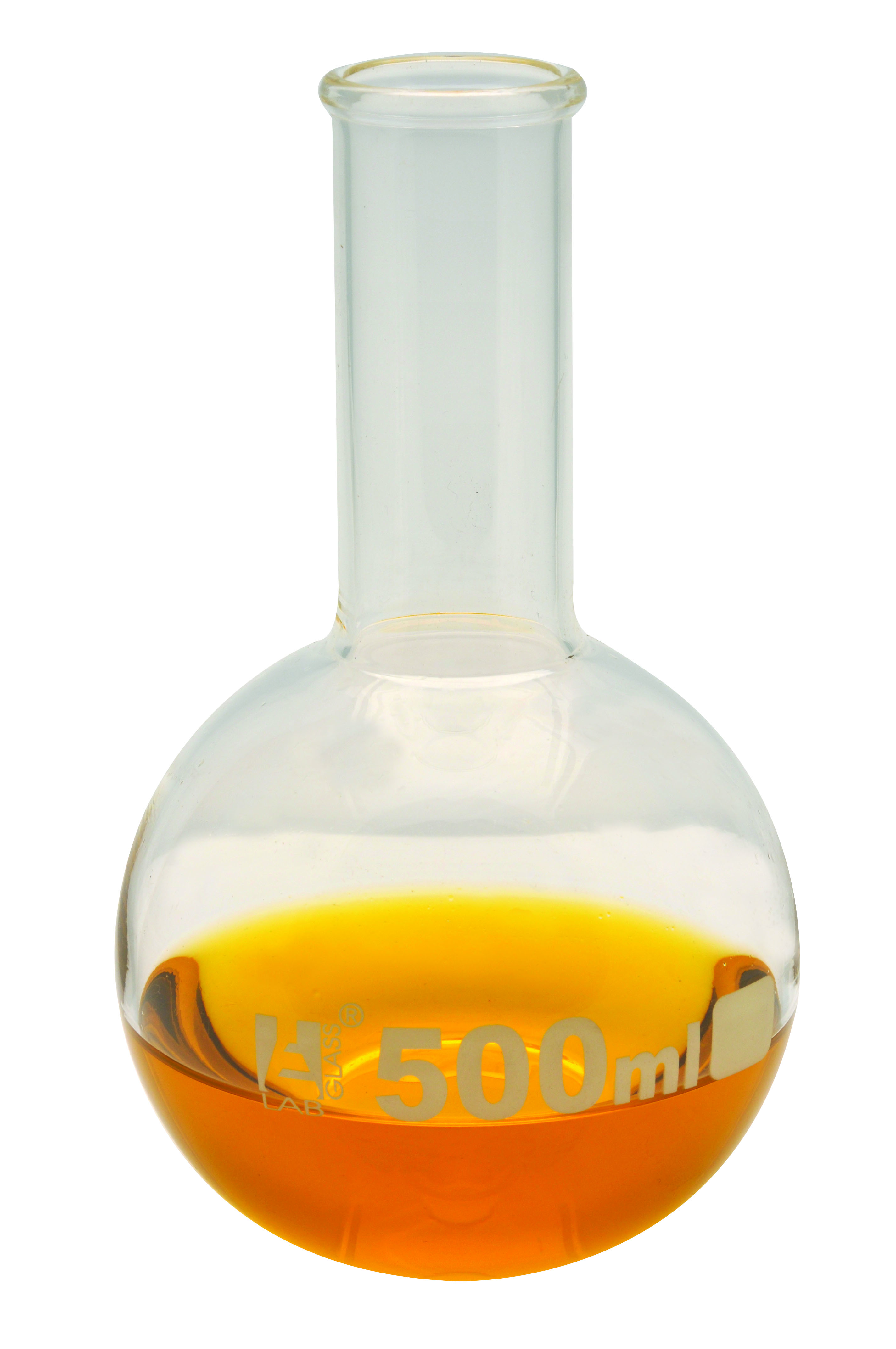 Narrow Neck 2000ml Flat Bottom Eisco Labs Boiling Flask Borosilicate ...