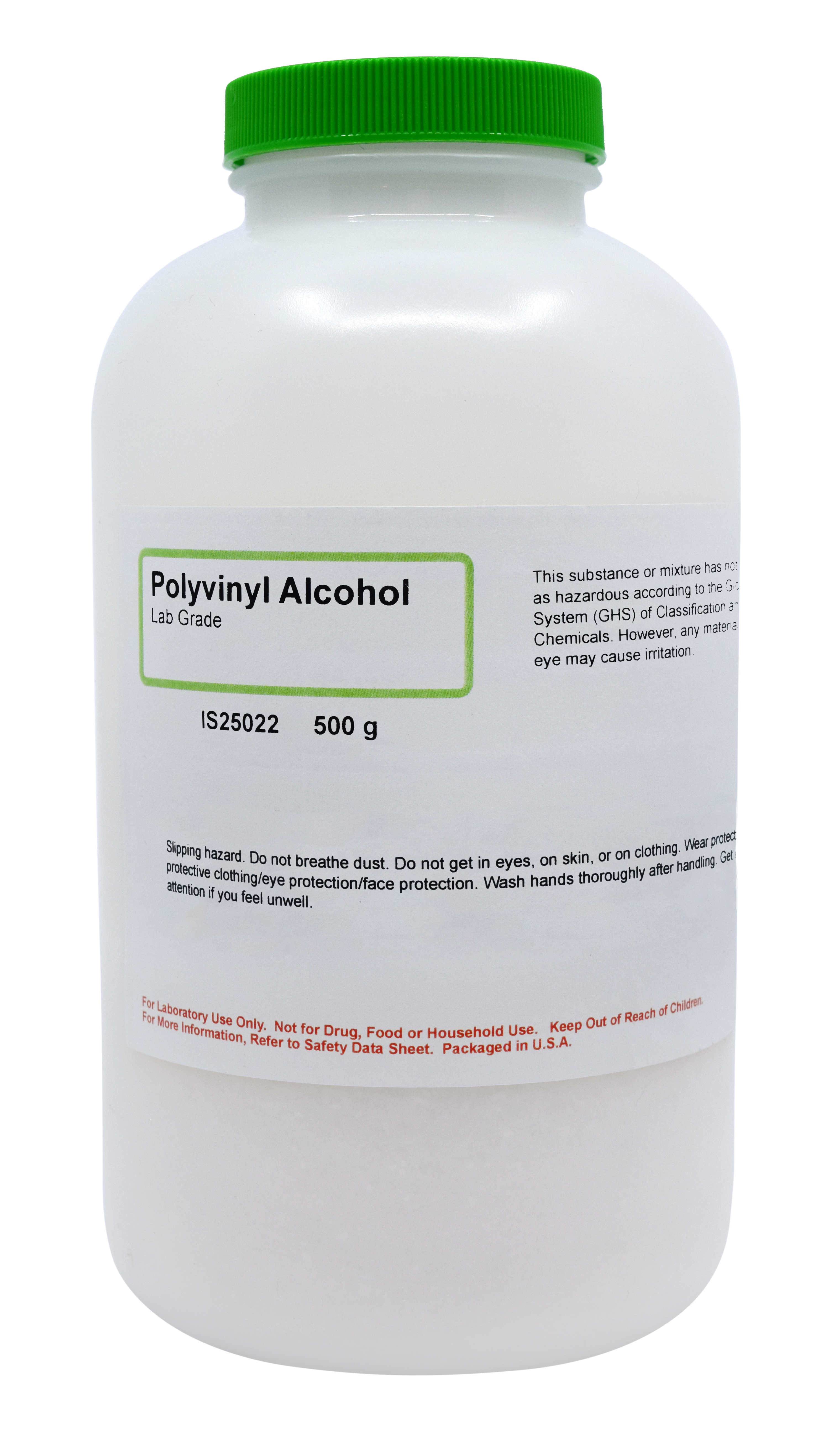 Polyvinyl Alcohol, Laboratory Grade 87 Hydrolyzed, 500g The Curated