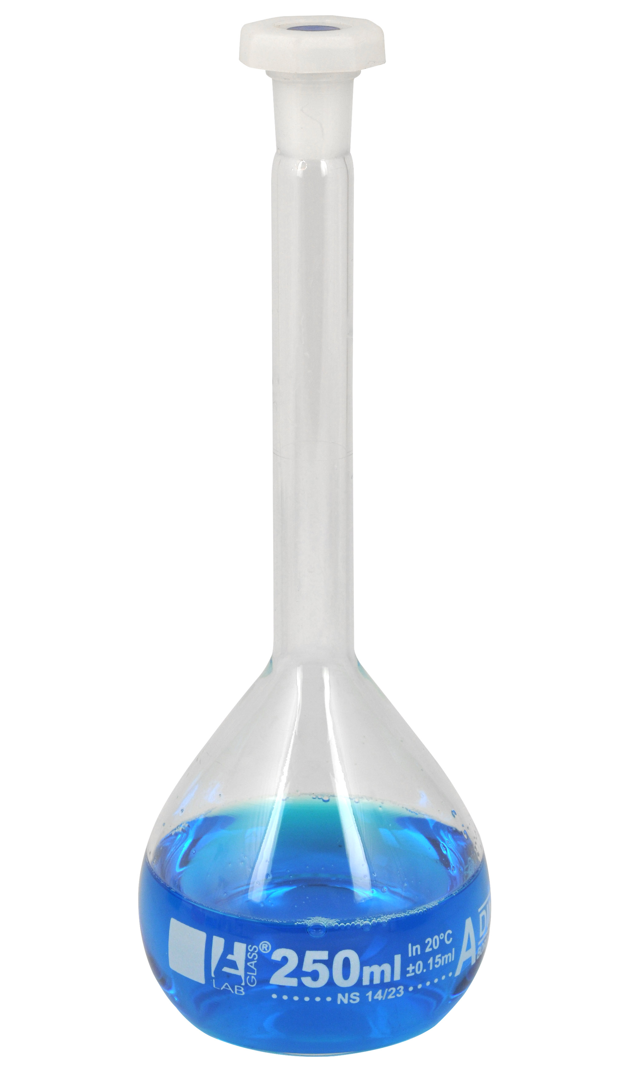 Volumetric Flask, 250ml, Socket Size 14/23, Borosilicate Glass Eisco