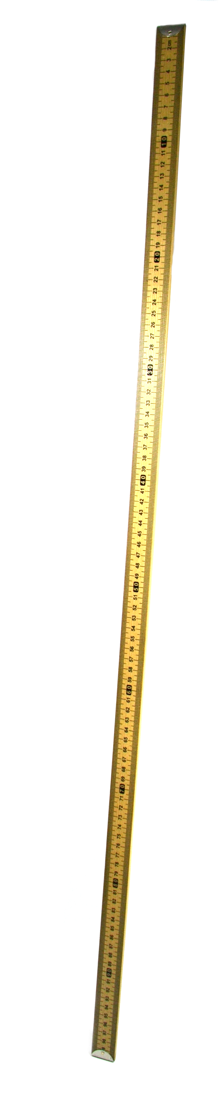 Eisco Labs Hardwood Meter Stick - Horizontal Reading with Metal End ...