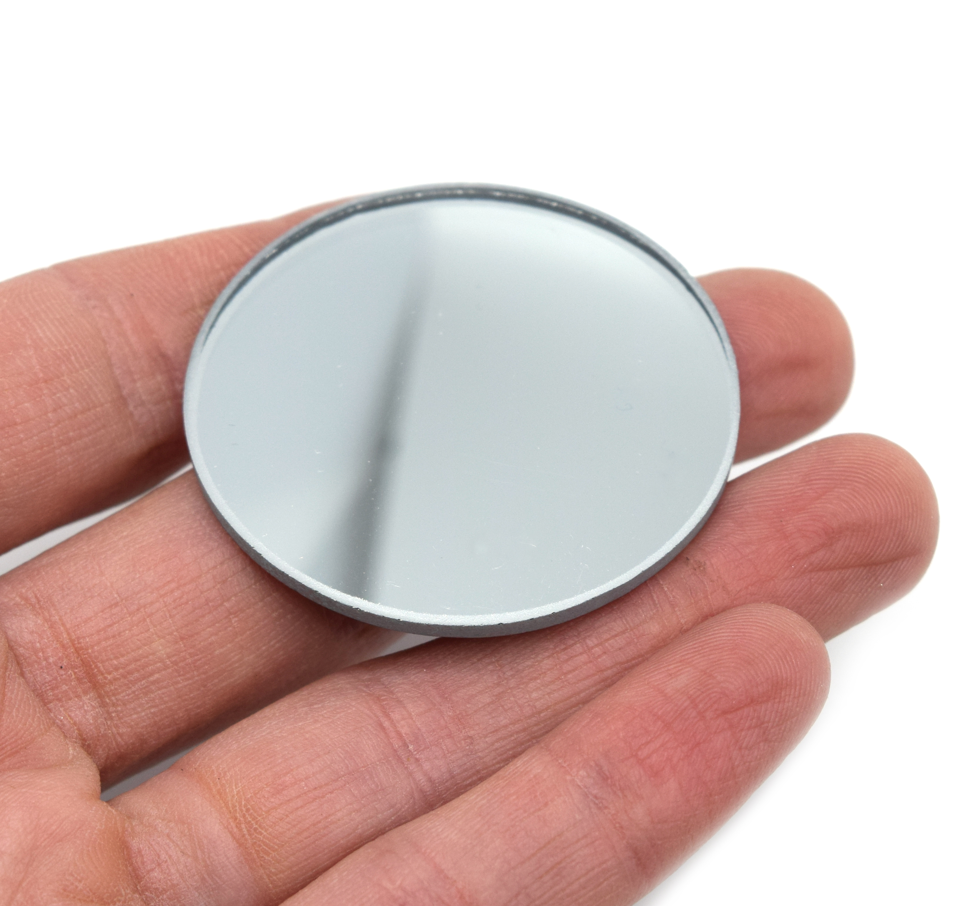 Convex Optical Mirror Glass, 1.5" (38mm) dia. 200mm Focal Length