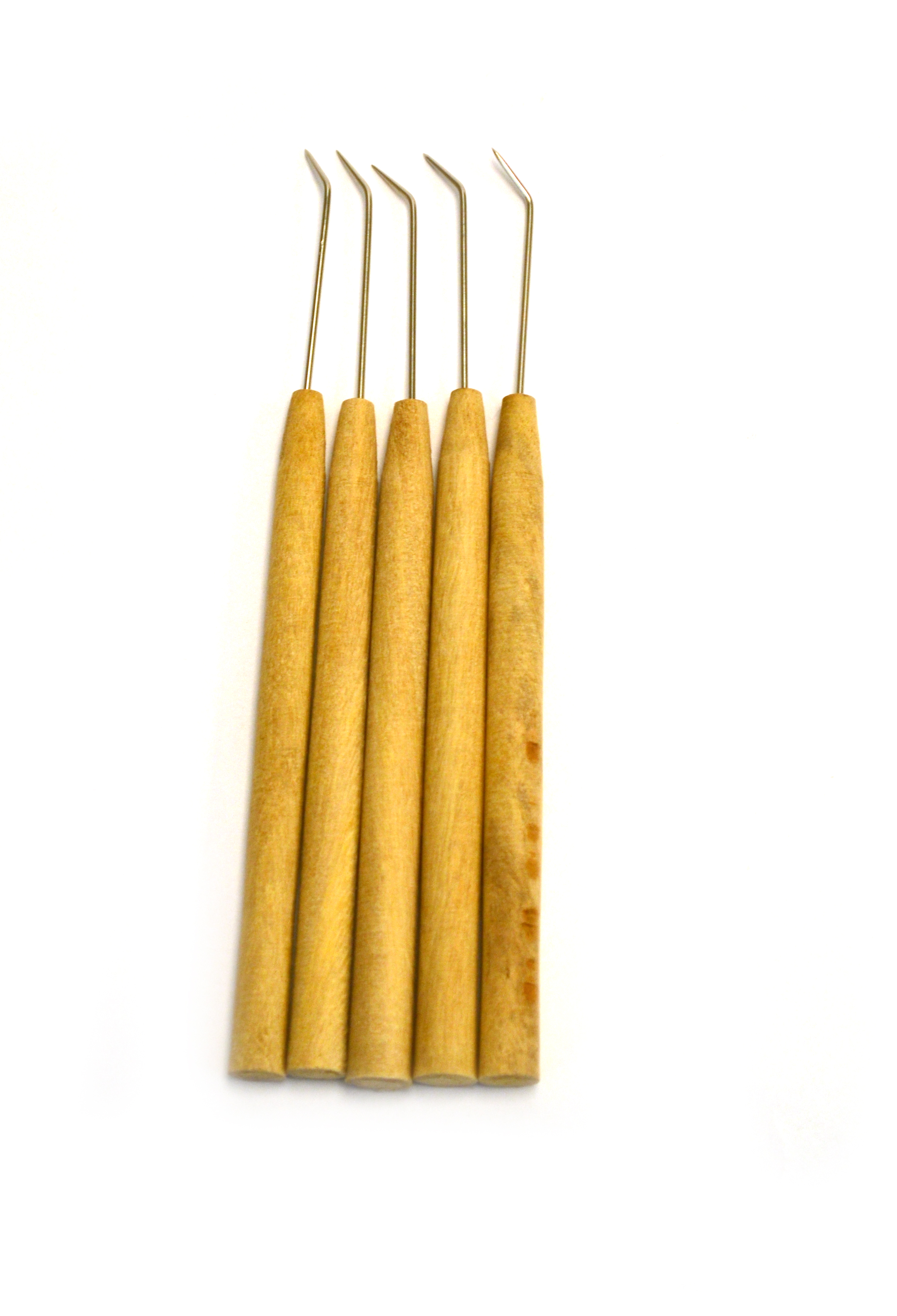 Curved Dissection Needle with Hardwood handle ( Pack of 5
