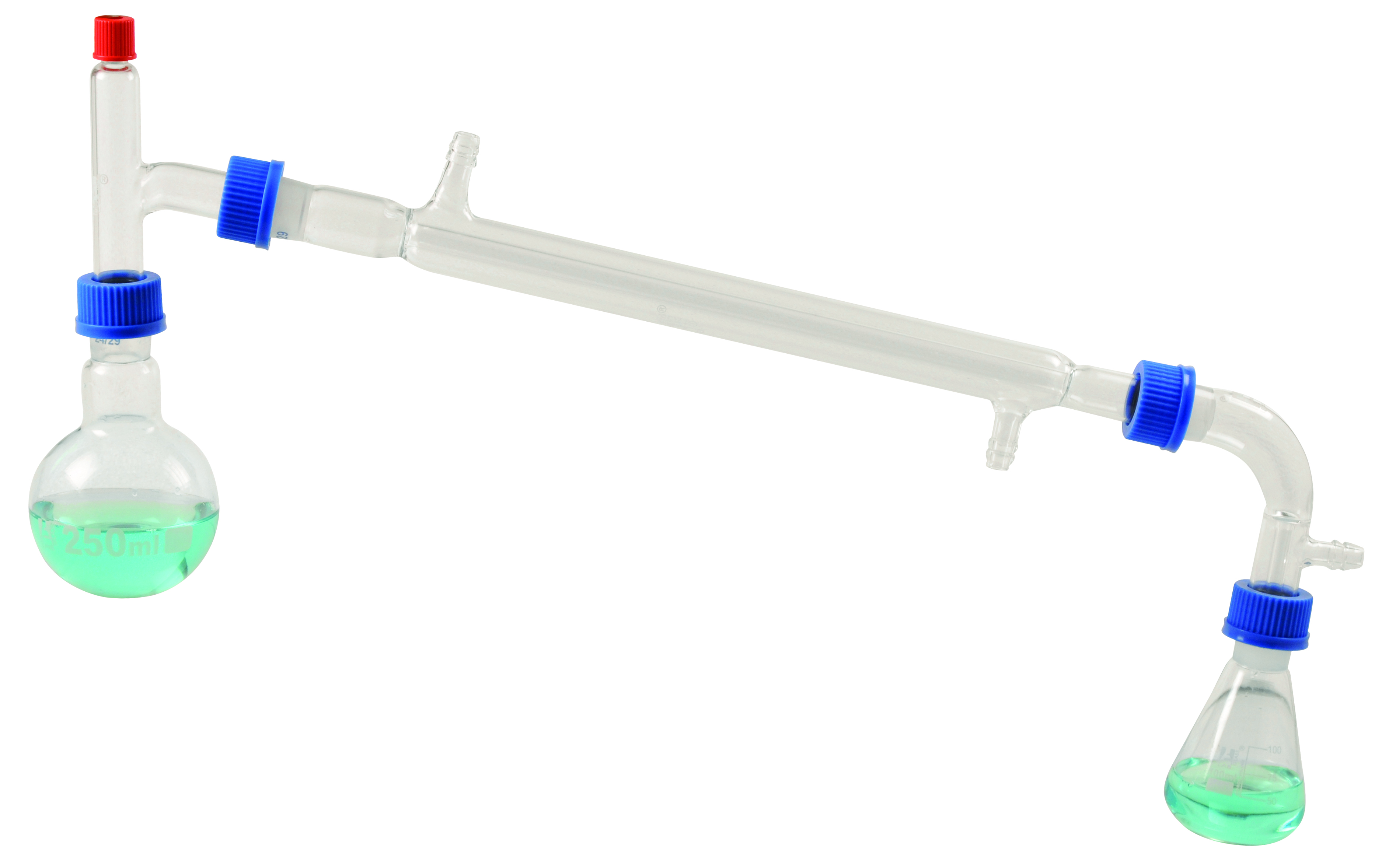 Vacuum Distillation Set, Size 24/29 Joints, 5 Pieces, Borosilicate