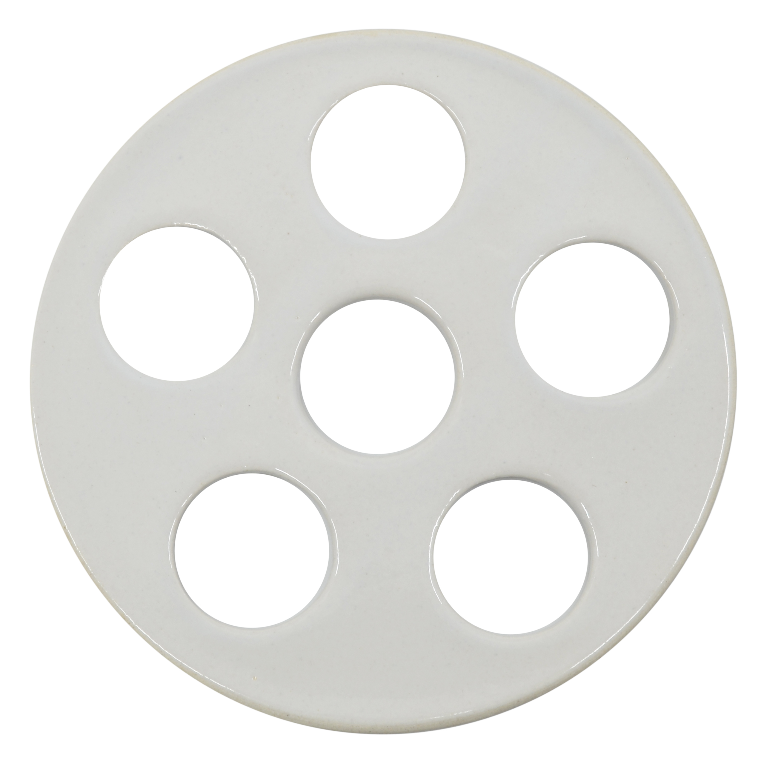 Desiccator Plate with Holes, Porcelain, 15cm (5.5") Diameter Eisco
