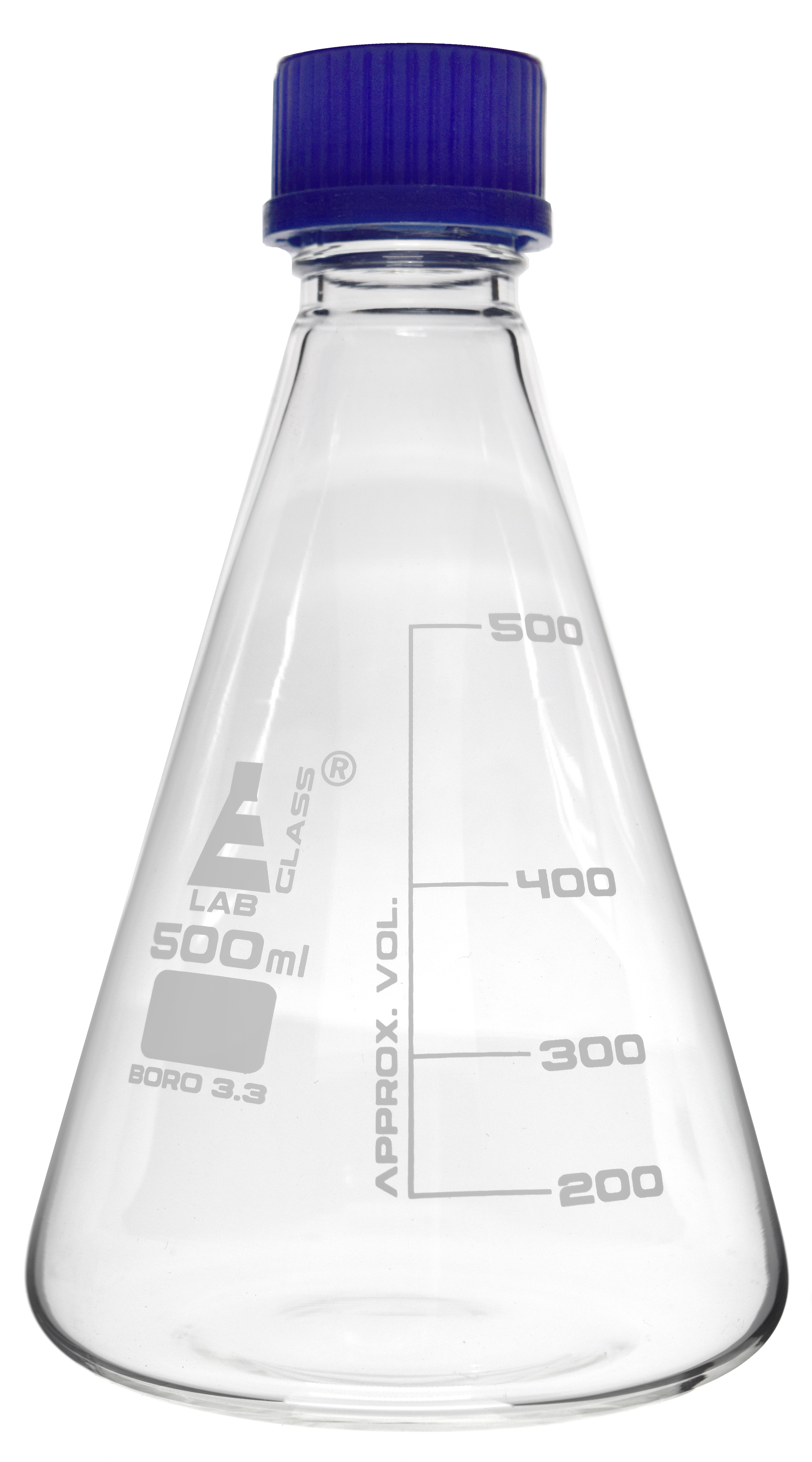 500ml Erlenmeyer Conical Flask with Teflon Lined Screw Cap